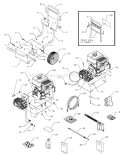 Part Location Diagram of MS6321 Snapper Manual, Engine